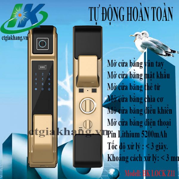 Khoá cửa vân tay tự động Full chức năng